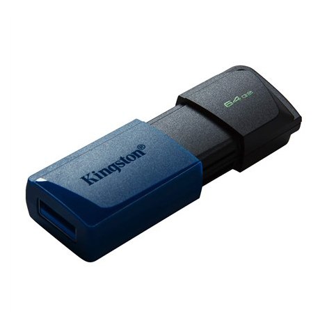 Kingston | USB 3.2 Flash Drive | DataTraveler Exodia M | 64 GB | USB 3.2 | Black/Blue - 2